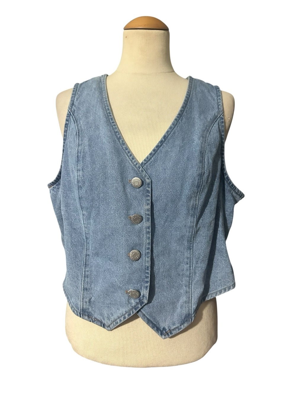 House of Harlow 1960 Denim Vest Blue Size L